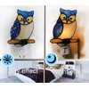 DUONAYU Stained Glass owl Night Light,studyroom Night Light，Suitable for Living