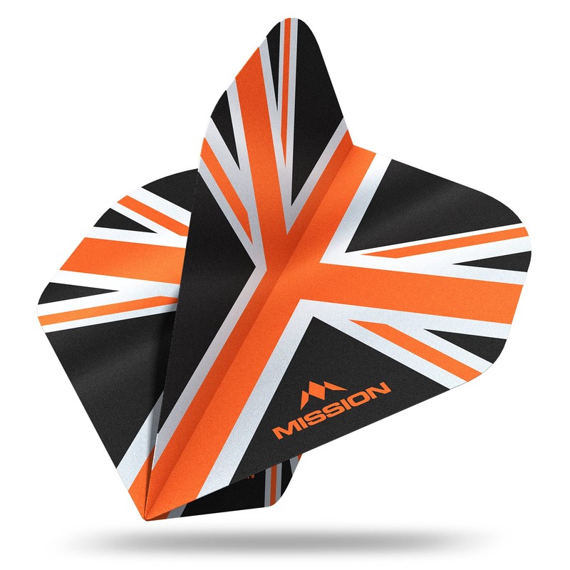 Mission Alliance 150 Black & Orange NO2 Dart Flights