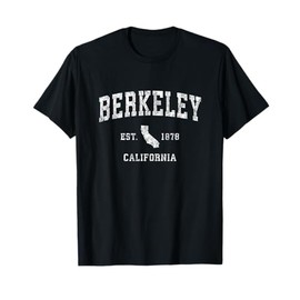 Berkeley California CA Vintage Athletic Sports Design T-Shirt