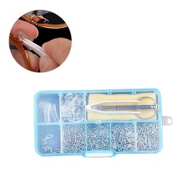 KOMBIUDA Self-repairing Glasses Kit Screws Eyewear Maintenance Tool All Glasses Easy to Install Eyeglass Repair Accessories