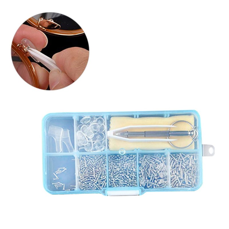 KOMBIUDA Self-repairing Glasses Kit Screws Eyewear Maintenance Tool All Glasses