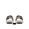 Clarks Women's Breeze Piper Slide Sandal, Pewter Synthetic, 12