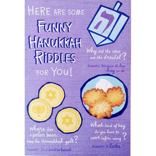 Greeting Card Here Are Some Funny Hanukkah Riddles For You