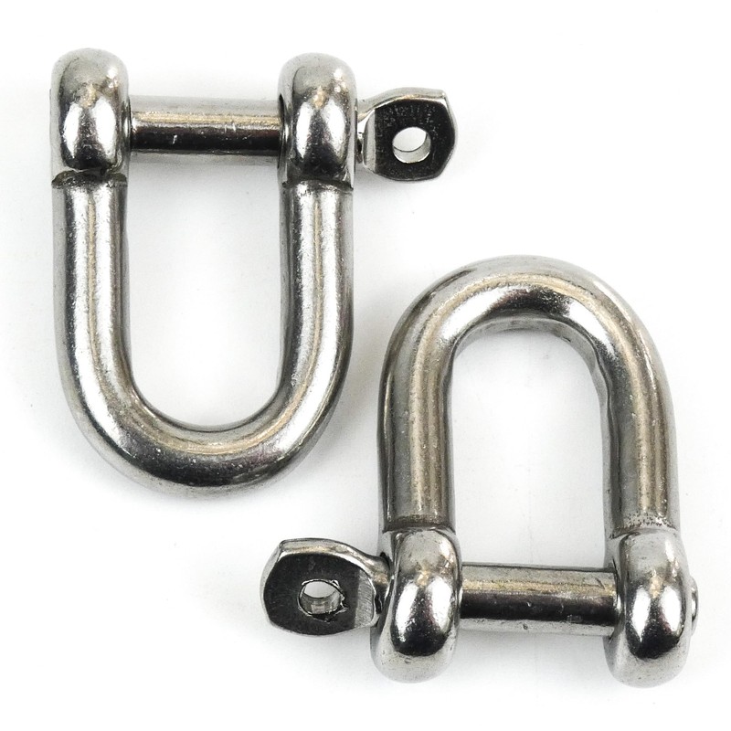 DAUMLINK® 2 x A4 Aisi 316 Shackles with Key Bolts