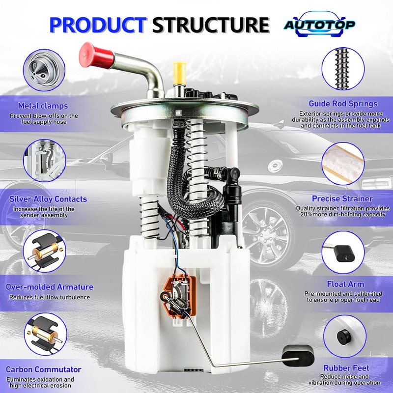 Electric Fuel Pump Module and Fuel Delivery Assembly FIT 2005-2015