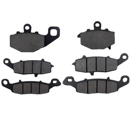 AHL Motorcycle Brake Pad Kit Kawasaki ZRX400E (ZR 400 E) 1996/ Z750 (ZR 750 J) 2004-2006 / Z750S (ZR 750 K) 2005-2007 /GPZ1100 (ZX 1100 E) 199 5-1997/GPZ1100 F1 (ABS) 1996-1998