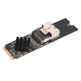 M.2 NVME to SFF 8087 SATA3.0 Expansion Card 4 Port 6Gbps Expansion Controller Card for Windows 10 11