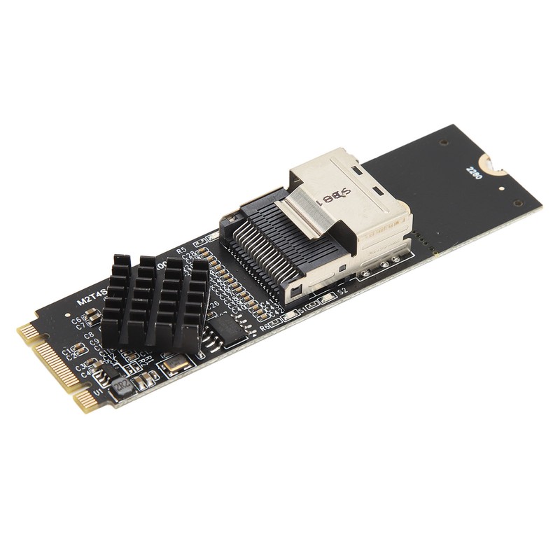 M.2 NVME to SFF 8087 SATA3.0 Expansion Card 4 Port