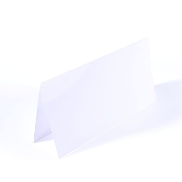 Vaessen Creative Large Rectangular Florence Blank Craft Cards, White, Set of 25, Matching Envelopes Available,6.1 x 6.1 inch