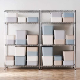 Iris Ohyama FTB29 Storage Box with Lid, Width 11.4 x Depth 8.7 x Height 5.1 inches (29 x 22 x 13 cm), Storage Case, Stacking Box with Lid, White, Storage, Clothing, Toy, Cosmetics, Seasoning