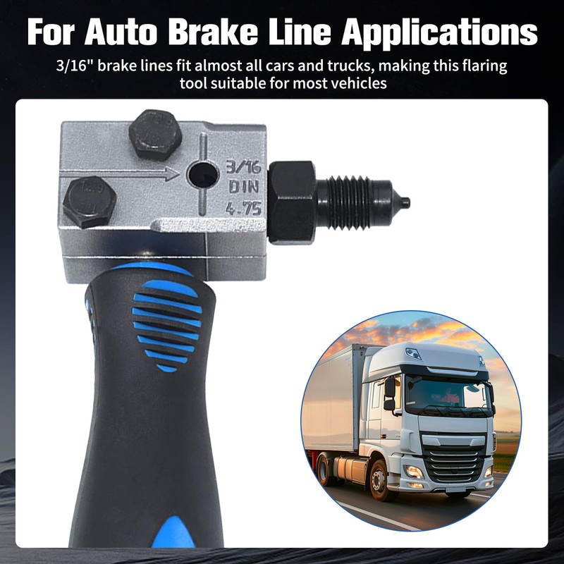 VexNook Brake Line Flaring Device for DIN Flares, Flaring Device,