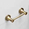 Hoimpro Wall Mounted Rustproof Toilet Tissue Paper Holder Bathroom Accessories