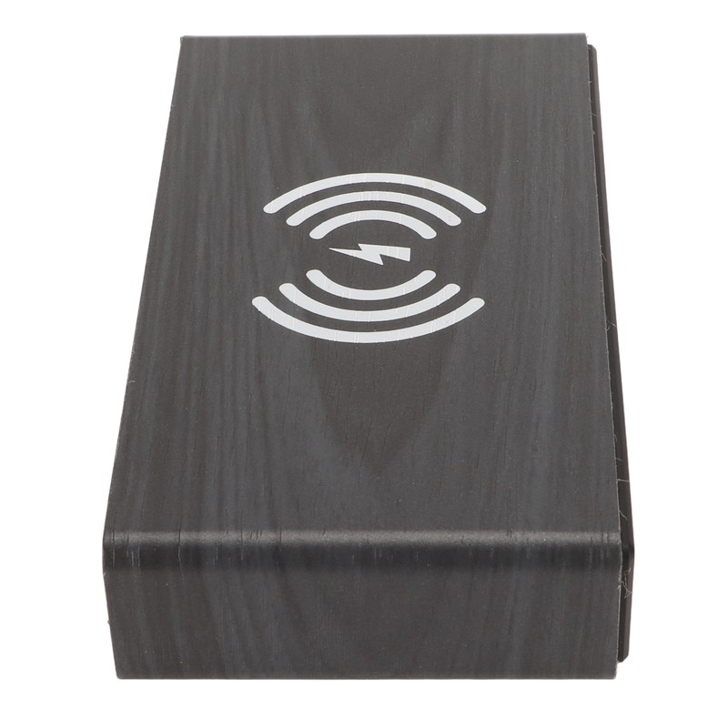 Black Wood Clock Digital Decoration White Light Wooden LED Clock