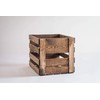 Darla'Studio 66 Medium Stained Vinyl Record Holder Wood Crate