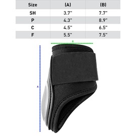 HORZE Adepto Fetlock Boots - Dark Navy - Horse