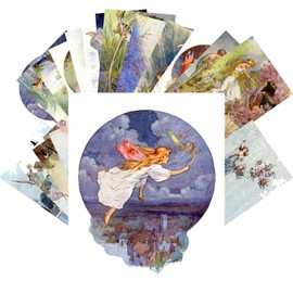 Vintage PostCards 24 pcs Fairy Tales Small People Vintage Book Illustration by Harry Thaker William Robinson