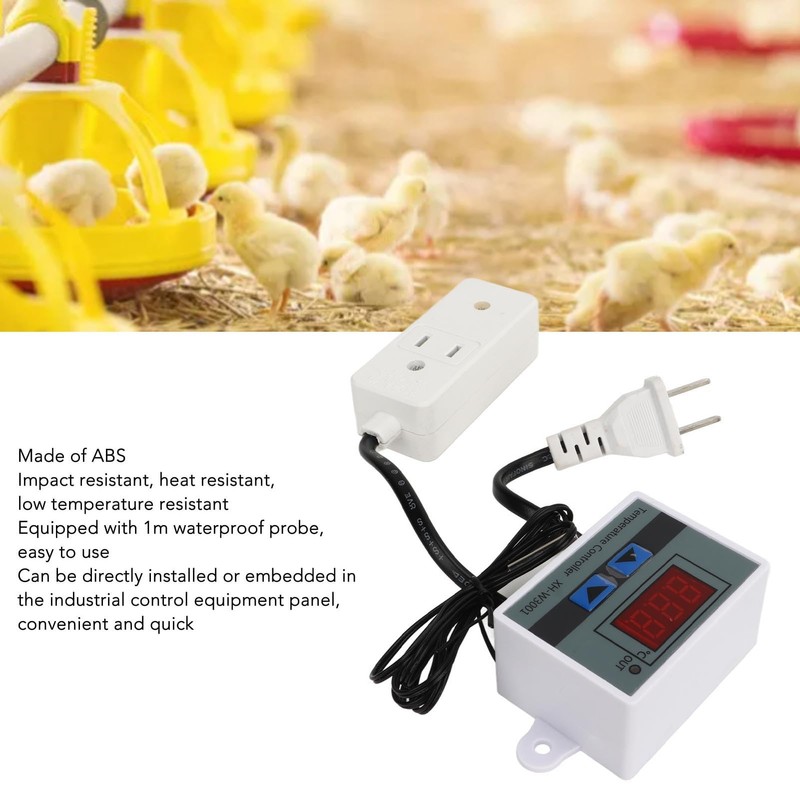 Digital Thermostat Control Switch 110‑220V Waterproof Probe Temperature Controller Switch