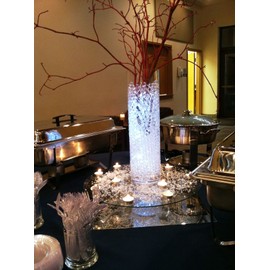 Celebrate Your Special Day with Your Centerpieces Accented with These Beautiful Cosmo Beads Brand Water Gelly Balls (Clear, 4 Ounce)