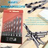 YUENTOEN 8PCS Brad Point Drill Bits, 3-10mm Spiral Twist Wood