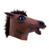 Máscara Caballo Brown Horseman Animales Halloween Ghoulish Color Café