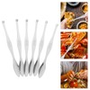 HEMOTON 6 Pack Seafood Forks Picks Stainless Steel Seafood Crab