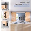 EaseLife 16 FT Double Sliding Barn Door Track and Handle