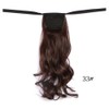 iLUU 20" Synthetic Long Curly Wavy Ponytails Hair Extensions 90g
