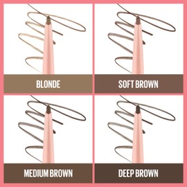 MAYBELLINE Maybelline Total Temptation Eyebrow Definer Pencil, Medium Brown, 1 Count
