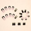 DAVBNM 48 Pcs Press on Nails Medium Length, False Nails
