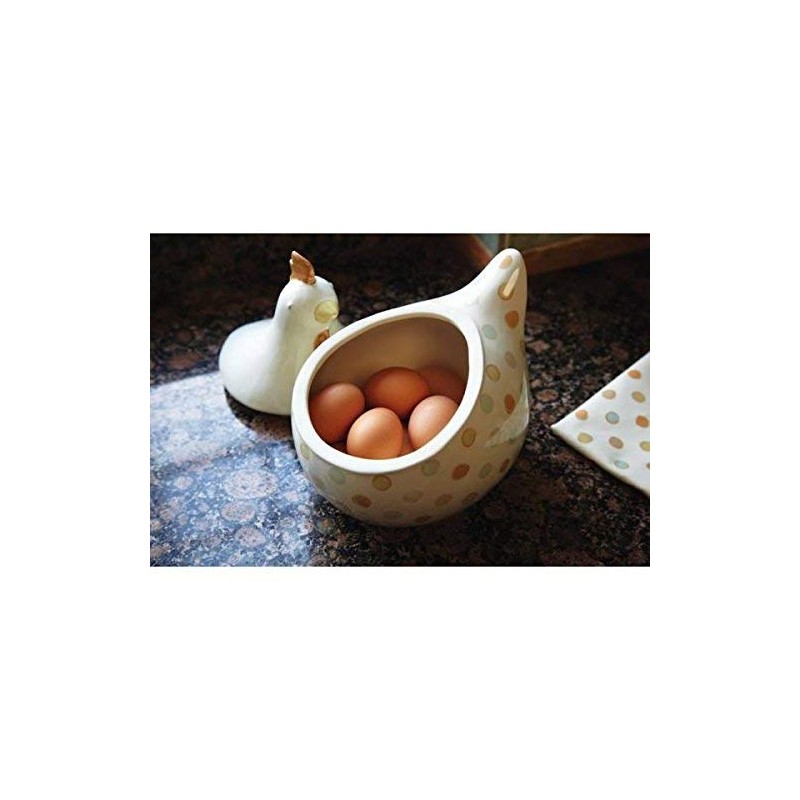 KitchenCraft Eierkorb Kükenförmig 20x25cm verchromt in Silber, Metall, 25 x