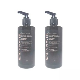 King Power 킹스파워 블랙 앤 볼륨 샴푸 300ml 2개 King Power Black & Volume Shampoo 300ml 2pcs