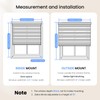 Grandekor Motorized Zebra Blinds with Remote Control,Smart Zebra Blinds for