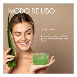 Gel Hidratante Images Con Aloe Vera Refresca, Repara E Hidrata La Piel Seca, Grasa Uso En Rostro, Cuerpo Y Cabello Textura Ligera 220g
