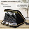 AdiStylinno Men's Wallet with Coin Compartment, RFID Protection Fashion Wallet,