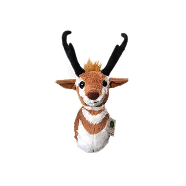 ADORE 16" Zion the Pronghorn Antelope Stuffed Animal Plush Walltoy Wall Mount