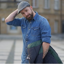 WEROR WEROR-408.1 Men's / Women's Peaked Cap Flat Cap with Peak - Hat with Cotton Lining - Autumn/Winter, gray