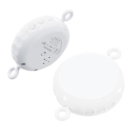 Kid Crib Mobile Music Box | 3 Modes Auto Kid Music Box | Volume Control Kid Music Box Spinner, 24 Piano Lullabies Portable Kid Sound Machine for Girls, Home, Nurser