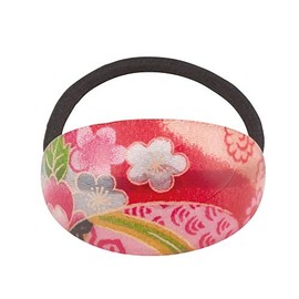 Noren Japanese Style Hair Rubber (Oval - Red)/Black Rubber Hair Accessories, Hair Accessories, Hair Ornament, Shichi-Go-San Kindergarten Entrance Ceremony, Graduation Ceremony