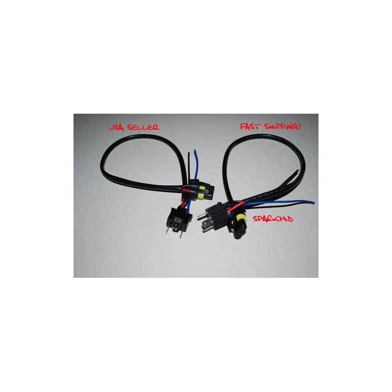 xenon hid connecter One PAIR H4 9003 HB2 HID wire