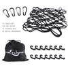 MICTUNING Cargo Nets, 6mm 47" x 36" Heavy Duty Latex