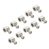 PATIKIL 10pcs 9x8mm Wire Rope Clip Steel Cable Clamp 5mm