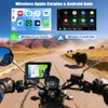 SIXWIN Dashcam Carplay Motorcycle Display for Moto with Wireless Carplay