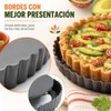 4 Pcs Moldes Desmontable Para Hornear Tartas Pan Pasteles