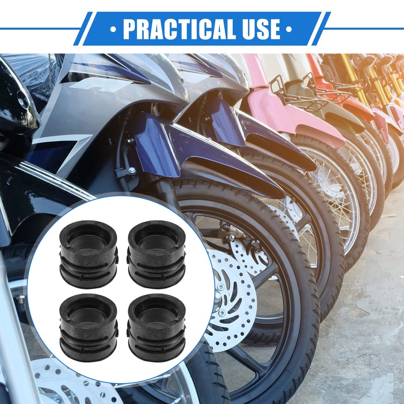 A ABSOPRO Carburettor Intake Manifold Cuffs Kit Compatible with Kawasaki