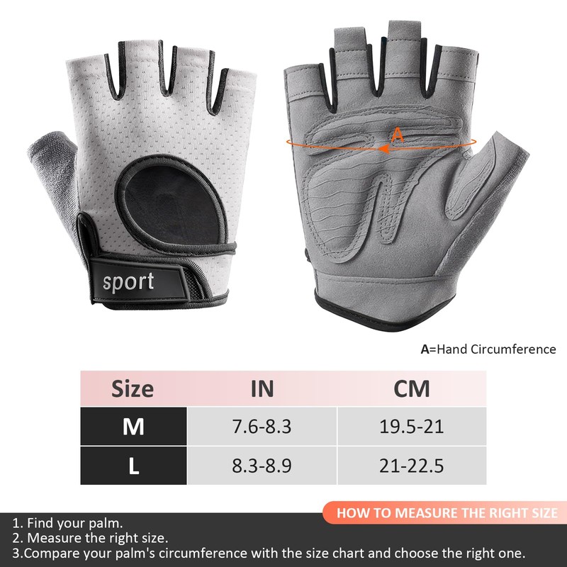 LEFAFA Gym Gloves, Breathable Workout Gloves for Men and Women,