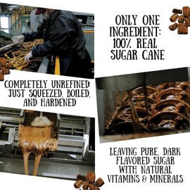 Haitai's 'Longevity Island' Rock Sugar ~ Blue Zone Food, Japan's 'Black Sugar', Deep, Dark, Powerful Taste ~ 1.1LB, 500g, Rock Type