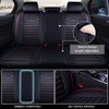 otoez Universal Leather Car Seat Covers 5 Seat Full Set