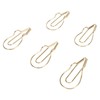 50Pcs Metal Pen Clips Multifunction Strong Clamping Force Electroplated Pen