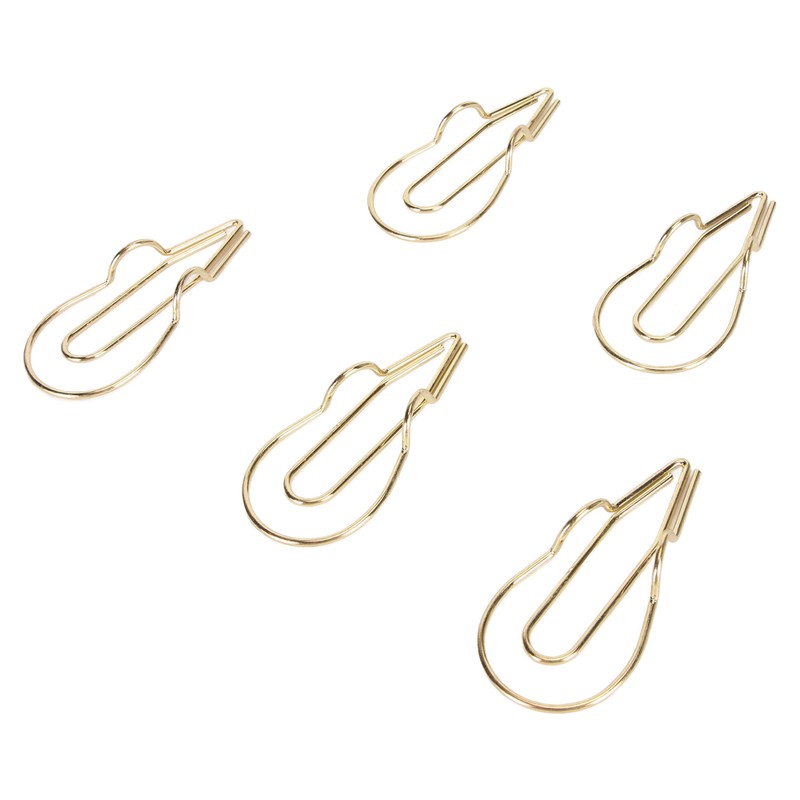 50Pcs Metal Pen Clips Multifunction Strong Clamping Force Electroplated Pen