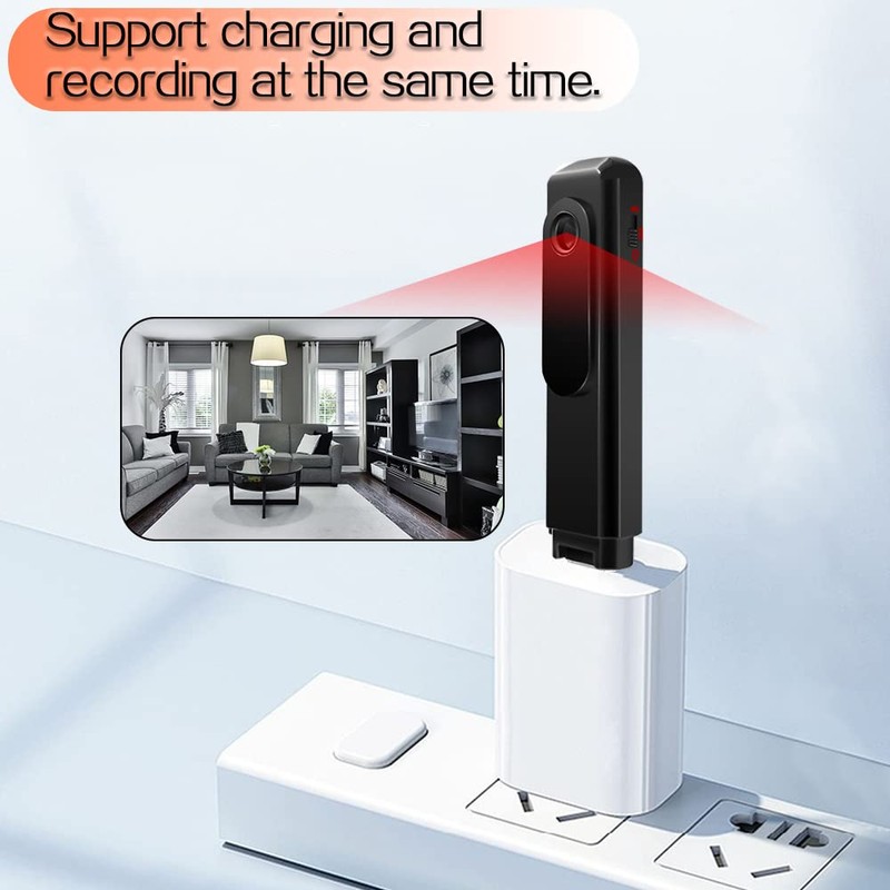 TEKMAGIC 1080P HD Mini Pocket Camera Video Recorder Supports Loop